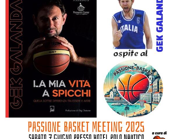 SALERNO, LA LEGGENDA GIACOMO GALANDA AL PASSIONE BASKET MEETING 2025