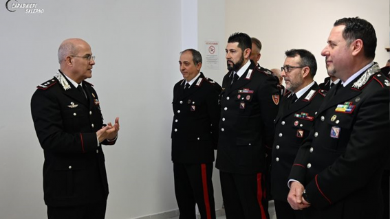 Valle dell’Irno, il comandante Legione Carabinieri “Campania” La Gala in visita a Mercato San Severino