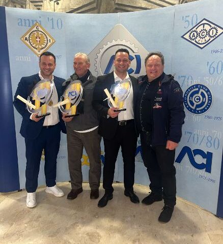 Piloti Aci Salerno alle Premiazioni nazionali Aci Sport