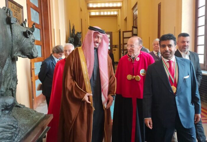 SALERNO ACCOGLIE LO SCEICCO DEGLI EMIRATI ARABI