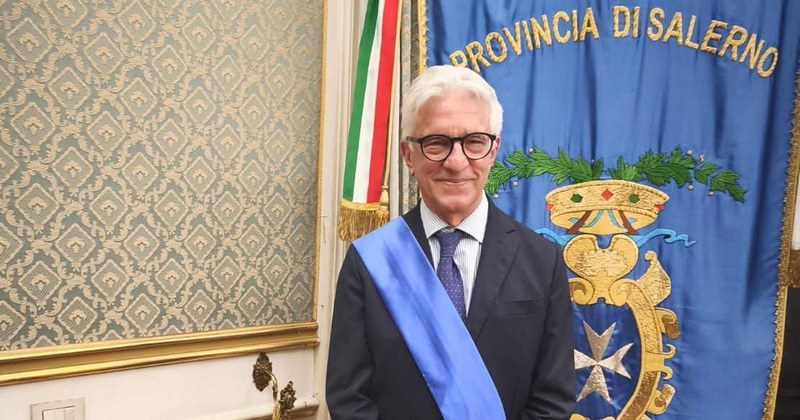 Provincia Salerno, lunedì 28 aprile giuramento del presidente Napoli