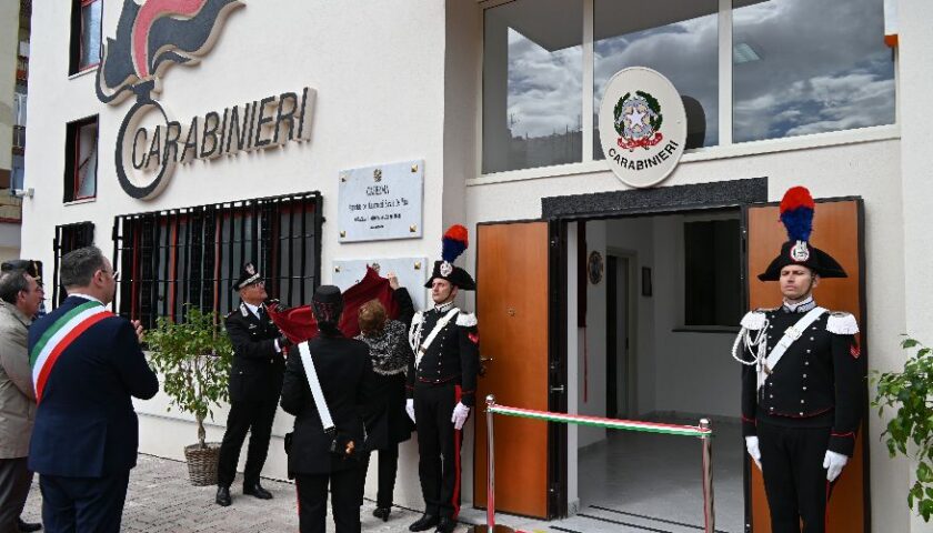 Pellezzano, inaugurata caserma dei Carabinieri intitolata a Sabato De Vita