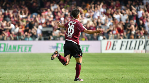 Salernitana, Corazza segna il primo gol da professionista in campionato: “Felice per tutto ma non bisogna fare calcoli”
