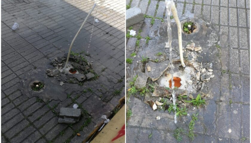 Salerno, rubata fontanina in via Vinciprova