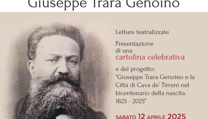 CAVA DE’ TIRRENI, BICENTENARIO DELLA NASCITA DI GIUSEPPE TRARA GENOINO