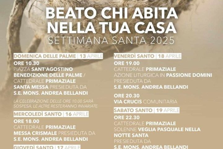 Salerno, gli appuntamenti religiosi per la Settimana Santa