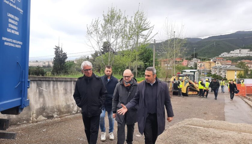 Salerno, Matierno si rifà il look con i lavori al via in via Pollio
