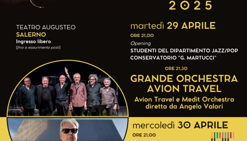 A SALERNO LA RASSEGNA JAZZ & POP FESTIVAL