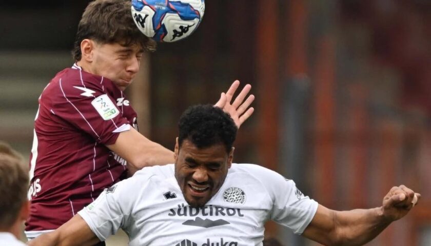 Salernitana, piegato il Sudtirol: esordio positivo di Marino