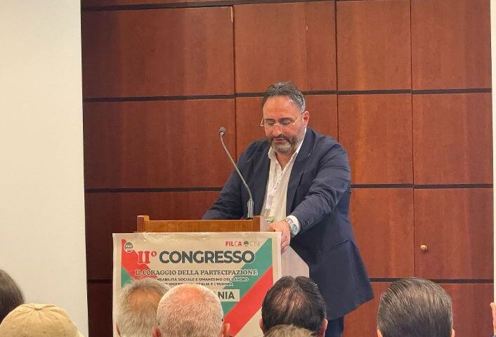 Filca Cisl Campania, Sannino segretario regionale