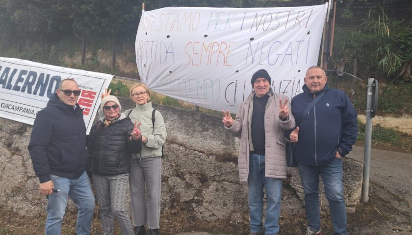 Cava de’ Tirreni, i lavori di Villa delle Rose del sindacato Cub Sanità hanno incrociato le braccia: “Sciopero riuscito”