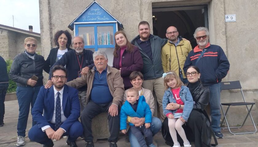 Fondazione Angelo Vassallo: “A Ogliastro Cilento nasce una nuova “Casetta del Libro” dedicata ad Angelo Vassallo”