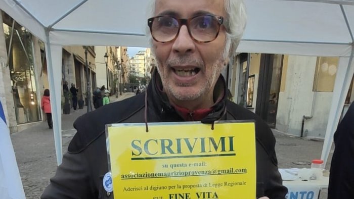 Salerno, Legge sul fine vita: ieri terzo giorno di digiuno per Donato Salzano