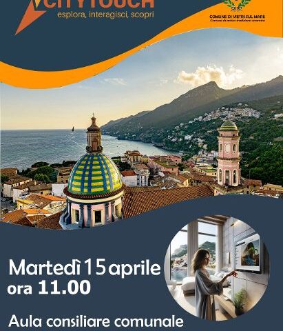 Vietri Sul Mare, martedì presentazione tablet informativo turistico CityTouch