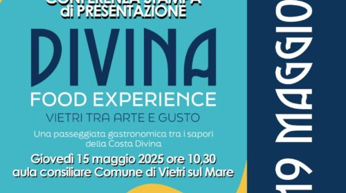 Scattato il countdown per la prima edizione del Divina Food Experience a Vietri sul Mare