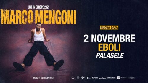Live in Europe 2025, Marco Mengoni al Palasele di Eboli a novembre