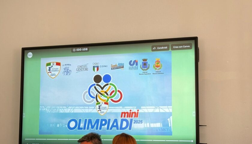 Conto alla rovescia le Miniolimpiadi a Nocera Superiore