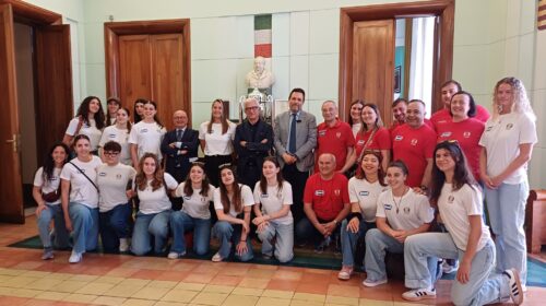 Salerno, Jomi ricevuta dal sindaco Napoli dopo la conquista del decimo scudetto: “Complimenti e avanti tutta”