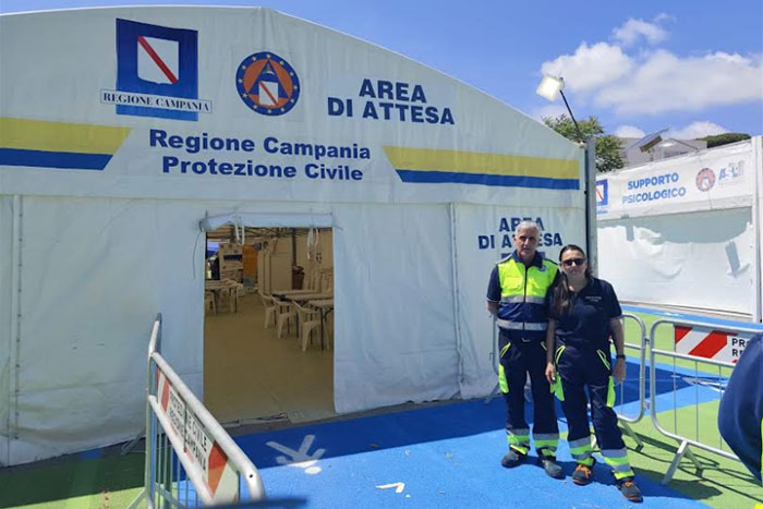 Terremoto Campi Flegrei: attiva Area di Attesa della Regione Campania presso l’ex Base Nato