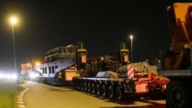 AUTOSTRADA DEL MEDITERRANEO: QUESTA SERA PASSAGGIO DEL TRASPORTO ECCEZIONALE DESTINATO AI LAVORI DI COSTRUZIONE DELL’ALTA VELOCITA’