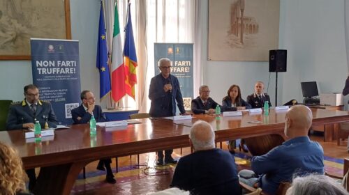 Salerno, presentata campagna per contrastare le truffe agli anziani