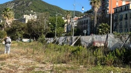 Salerno, bonificata l’area di cantiere di piazza Cavour