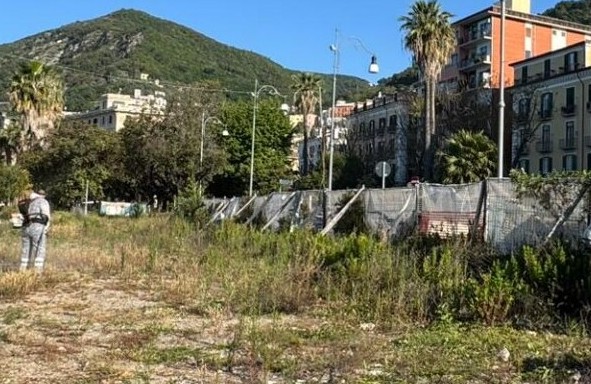 Salerno, bonificata l’area di cantiere di piazza Cavour