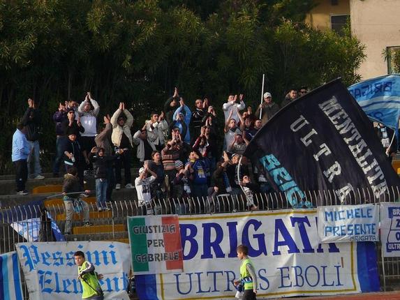 Cinque daspo per i tifosi dell’Ebolitana