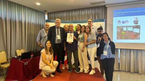 La Centrale Operativa 118 dell’Asl Salerno premiata dalla Fondazione Angels con l’attribuzione dello status “Diamond”