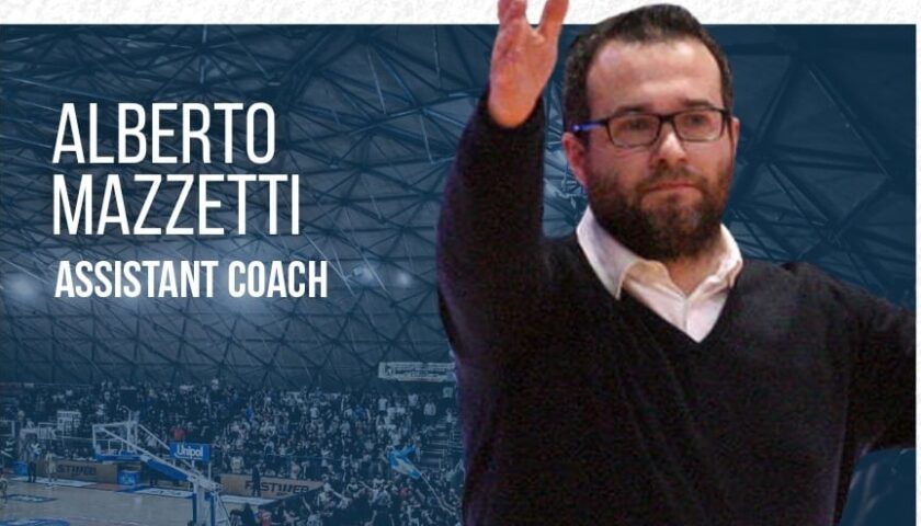Givova Scafati, Alberto Mazzetti è il nuovo assistant coach di Crotti