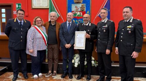 Castel San Giorgio, in aula consiliare la cerimonia di benvenuto per il nuovo comandante la stazione dei Carabinieri