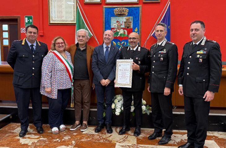 Castel San Giorgio, in aula consiliare la cerimonia di benvenuto per il nuovo comandante la stazione dei Carabinieri
