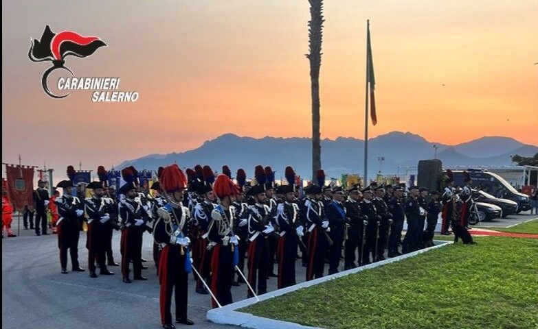 SALERNO, 211° ANNUALE DI FONDAZIONE DELL’ARMA DEI CARABINIERI: CERIMONIA MILITARE
