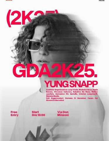 Baronissi: “Giornata dell’Arte. Guest il rapper Yung Snapp”