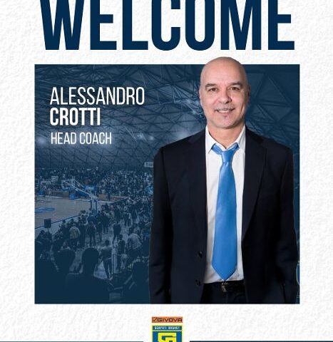 Alessandro Crotti è il nuovo coach della Givova Scafati Basket