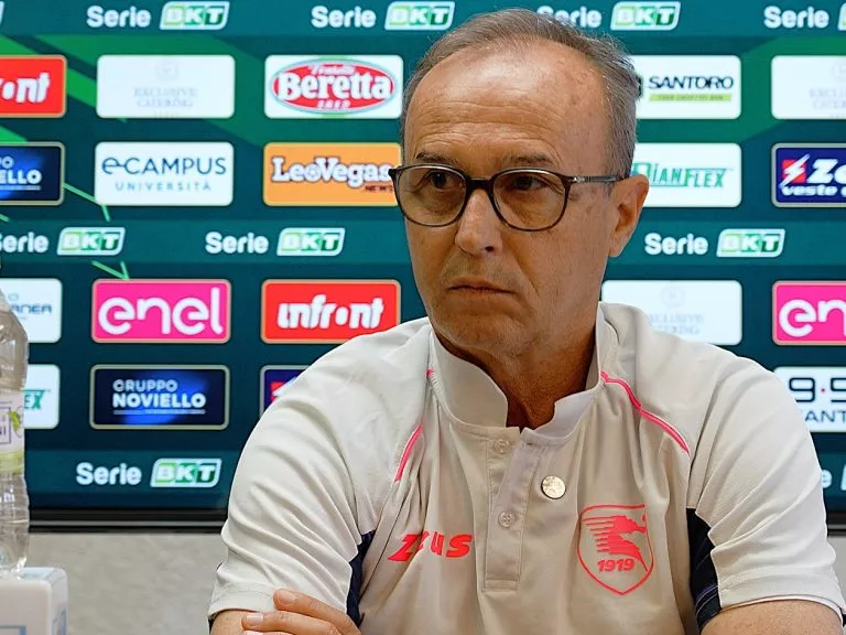 Salernitana, Marino: “nessun calcolo ma fare una grande prestazione e dare il massimo”