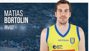 Matias Bortolin è il nuovo centro della Givova Scafati