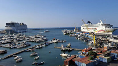 Salerno, coppia di navi da Crociera con 6500 turisti