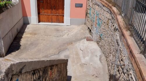 Cantiere Porta San Nicola: intervento di ripristino di Salerno Pulita