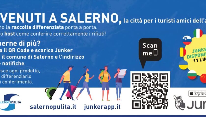 Salerno, da oggi disponibili i calendari in inglese per la differenziata