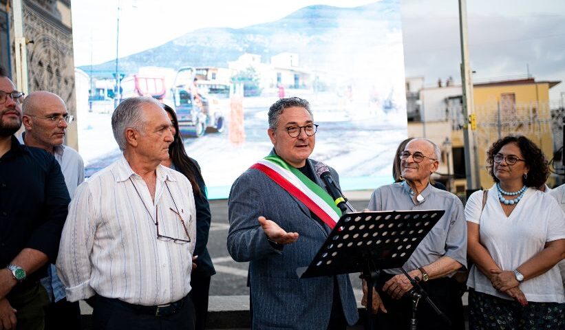 Sarno, inaugurata la nuova rotatoria di Episcopio