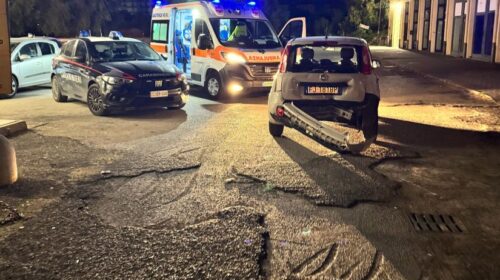 Pontecagnano, furto nella notte: rubata un’auto e usata come ariete contro un bar