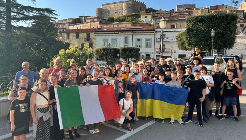 Solidarietà e Pace, bambini ucraini ospiti della Caritas diocesana nel borgo di Postiglione
