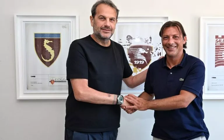 Salernitana, ufficializzato Raffaele: il tecnico firma fino a giugno 2027