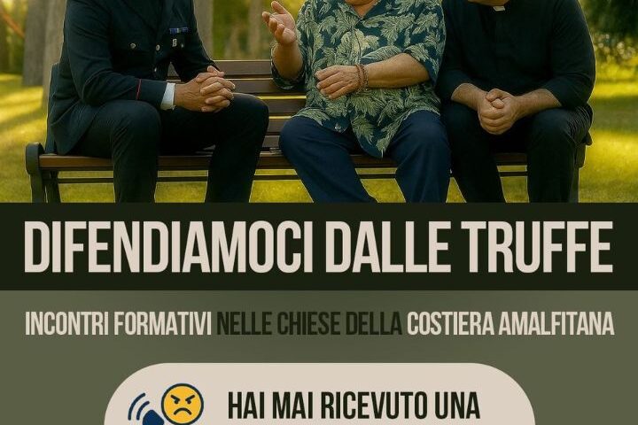 Ravello. Al via gli incontri nelle parrocchie contro le truffe agli anziani