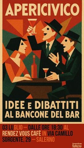 Salerno, Tradizione Futuro: nasce “AperiCivico”, idee e dibattiti al bancone del bar