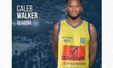 Colpo Givova Scafati, c’è Caleb Walker in gialloblu