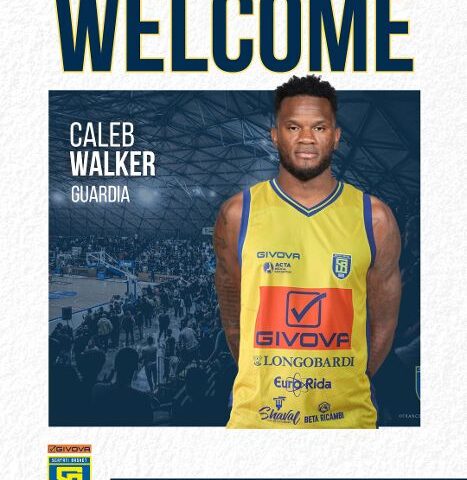 Colpo Givova Scafati, c’è Caleb Walker in gialloblu