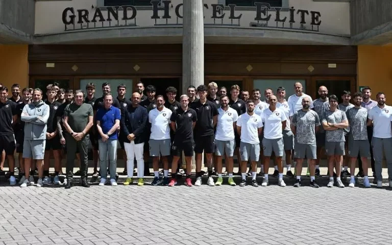 La Salernitana lascia il ritiro di Cascia, da domenica si va a Norcia