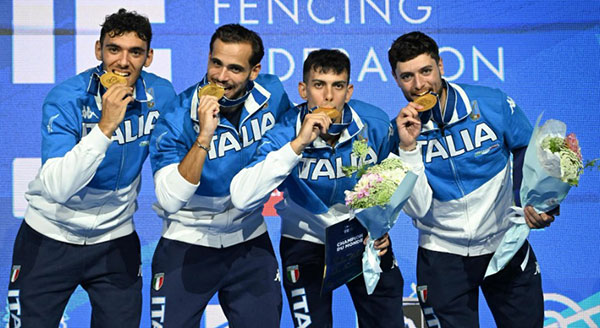 Scherma: Gallo porta Salerno sul tetto del mondo, i complimenti del sindaco Napoli